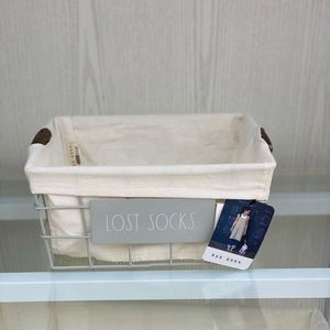 Rae Dunn lost socks laundry basket